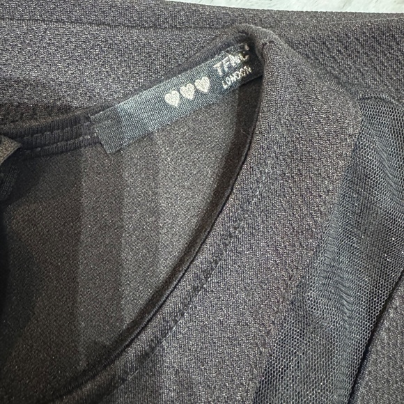 TFNC Black Sleeveless Knee-Length Bodycon Dress, Size XXS - Picture 5 of 6